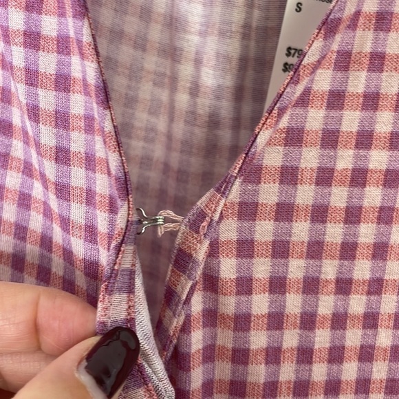 Urban Outfitters Pink Gingham Maxi Dress - Picture 7 of 10